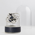Planet All Silver - Ostrich Legs Leather Bernard Favre